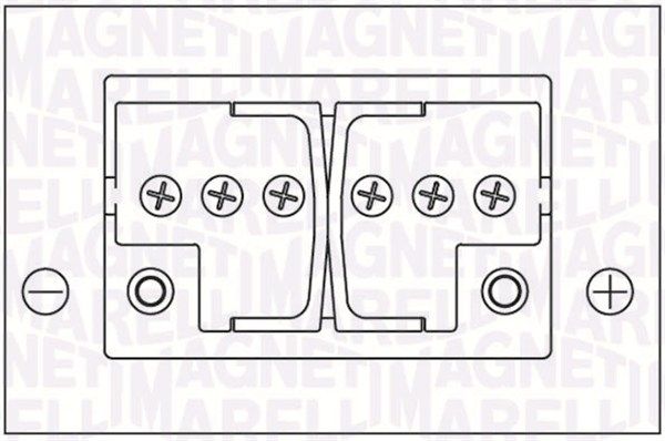 MAGNETI MARELLI Startera akumulatoru baterija 067300310005